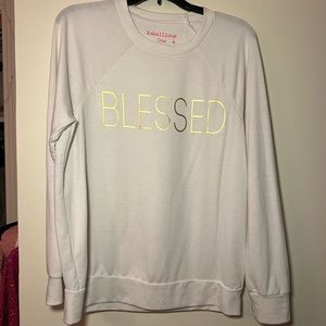 Blessed Long Sleeve White Shirt